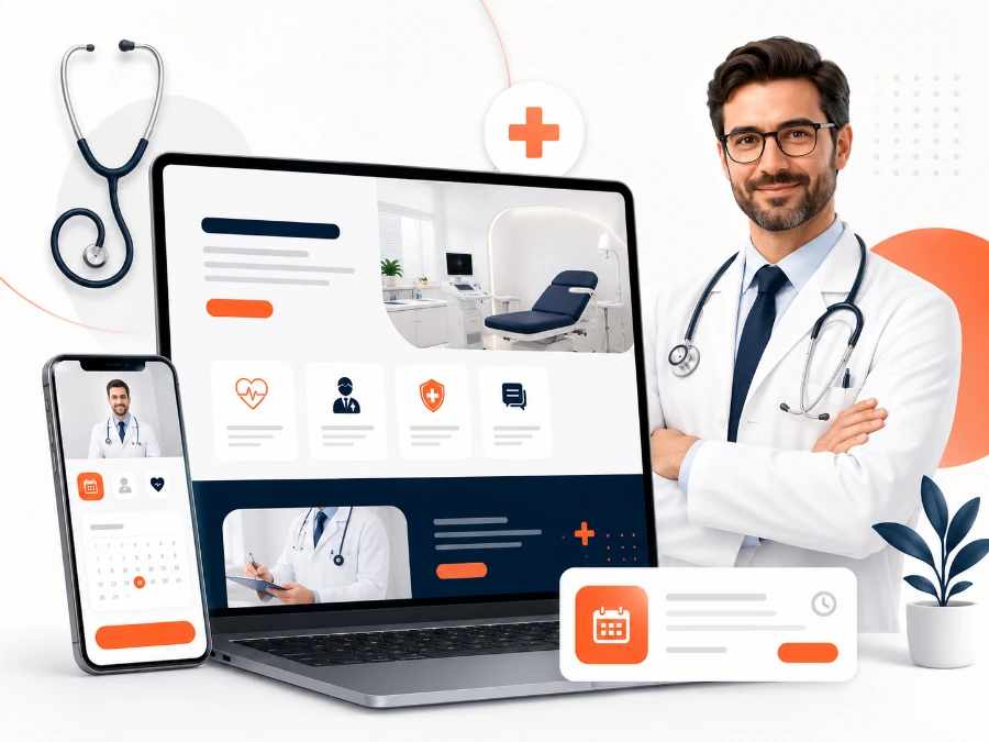 مزایای سایت آماده پزشکی برای افزایش اعتماد بیماران، ارتباط سریع و رشد آنلاین کلینیک