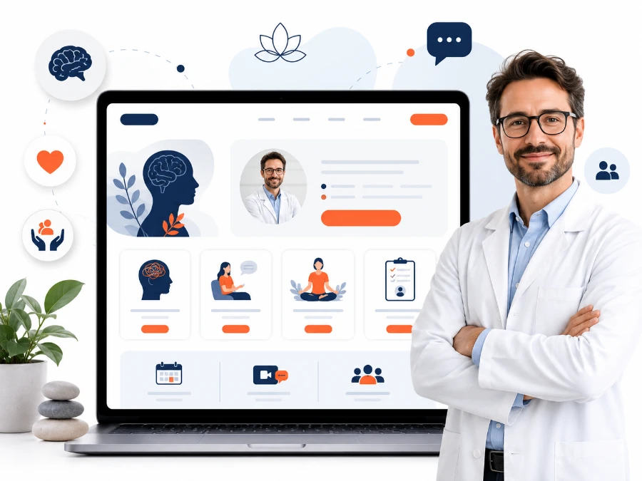 سایت روانشناسی و روانپزشکی برای معرفی متخصص، خدمات مشاوره و ارتباط آنلاین